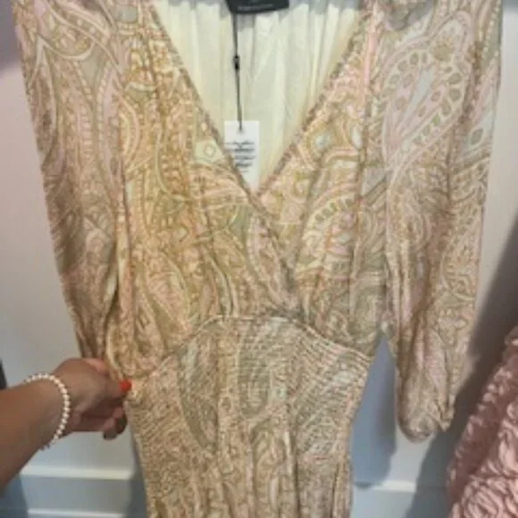 MINKPINK paisley mini dress / NWT / Large - Picture 4 of 6